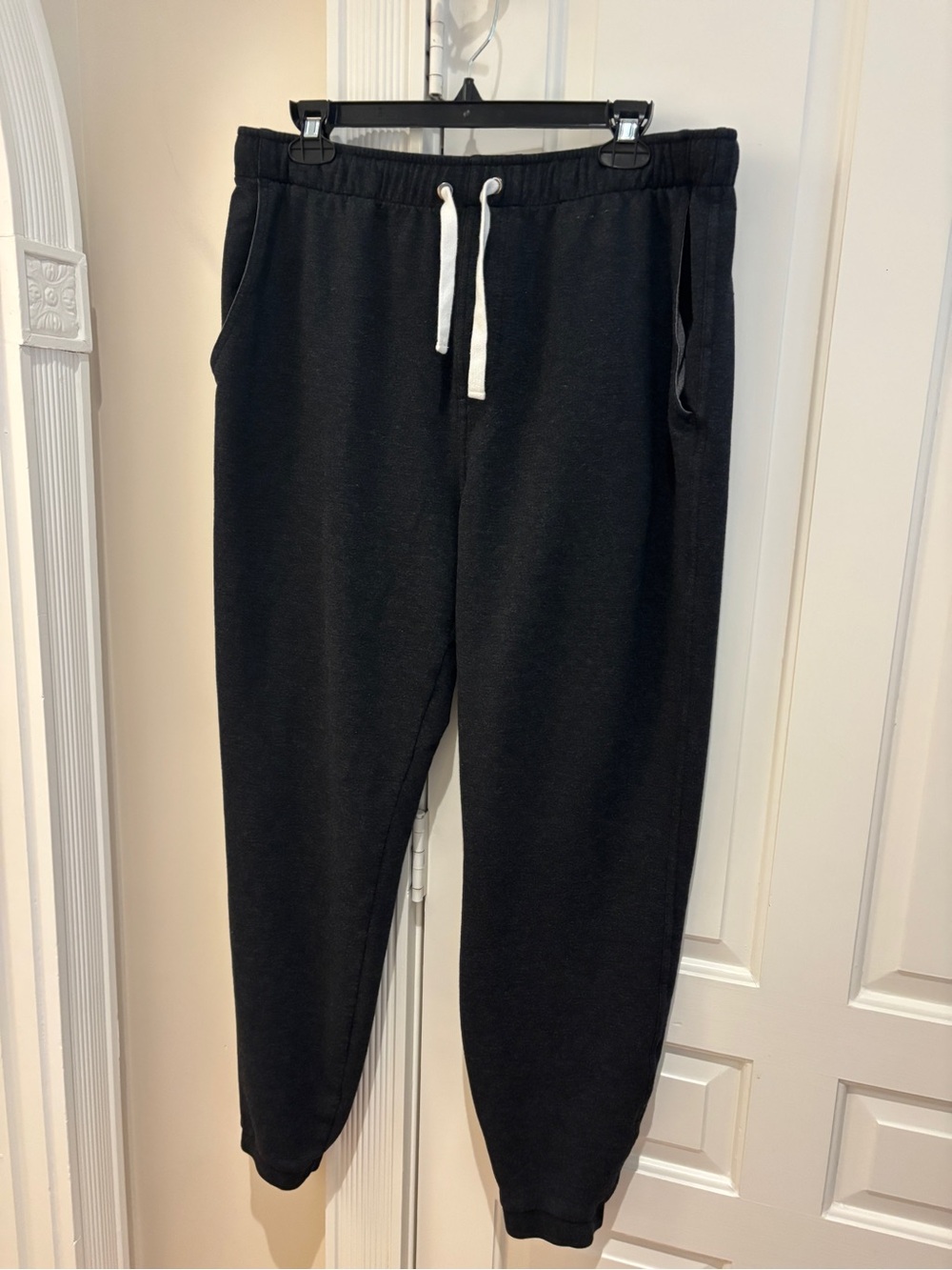 Free Fly Apparel Black/Dark Gray Jogger Pants with Drawstring